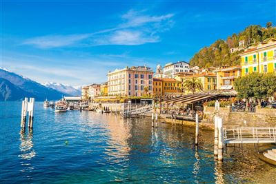 Italien Lombardei Bellaggio Comer See
